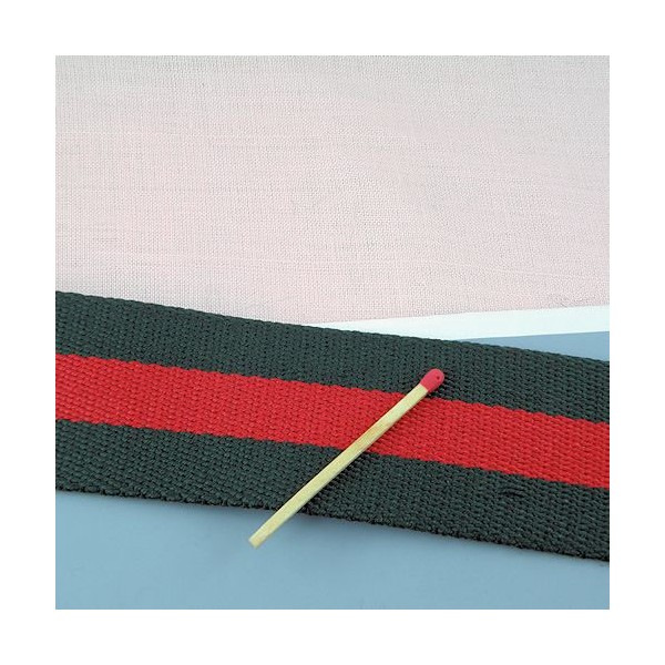 Cotton Belting stripped Gucci 4 cms 